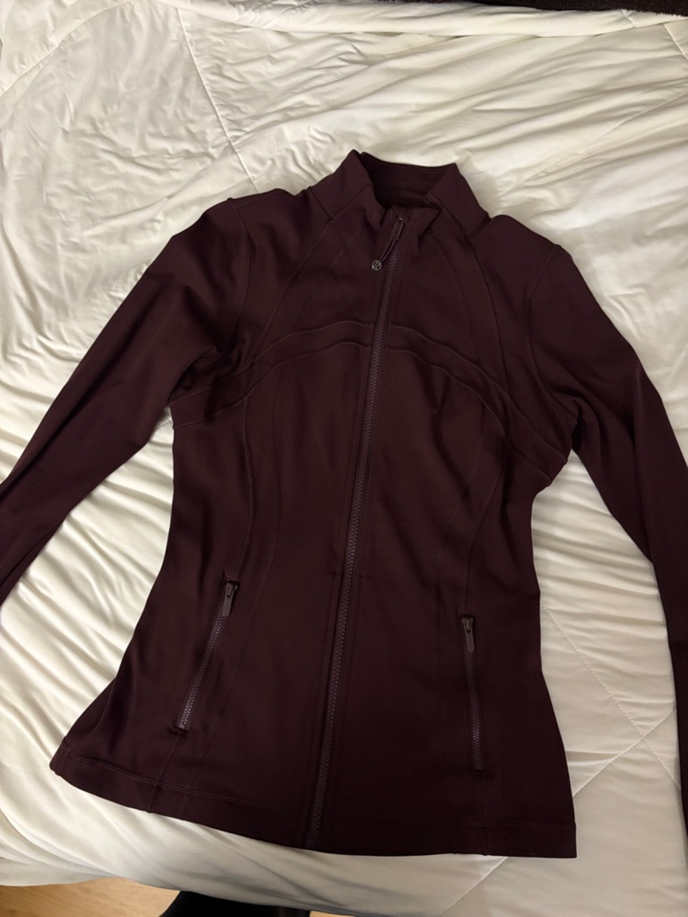 Lululemon define jacket burgundy